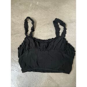 Free People Intimately Cropped Ruffled Bralette